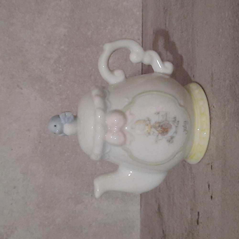 Precious Moments July Tea Pot